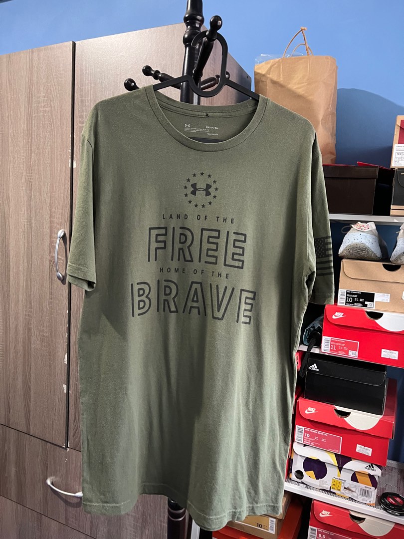 Under Armour Freedom Free Brave T Shirt Men s Fashion Tops