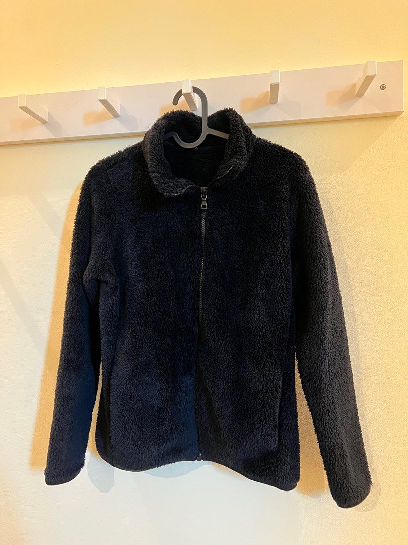 Uniqlo Fur Jacket, Women's Fashion, Coats, Jackets and Outerwear on ...
