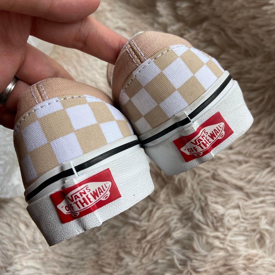 Frappe checkerboard vans clearance
