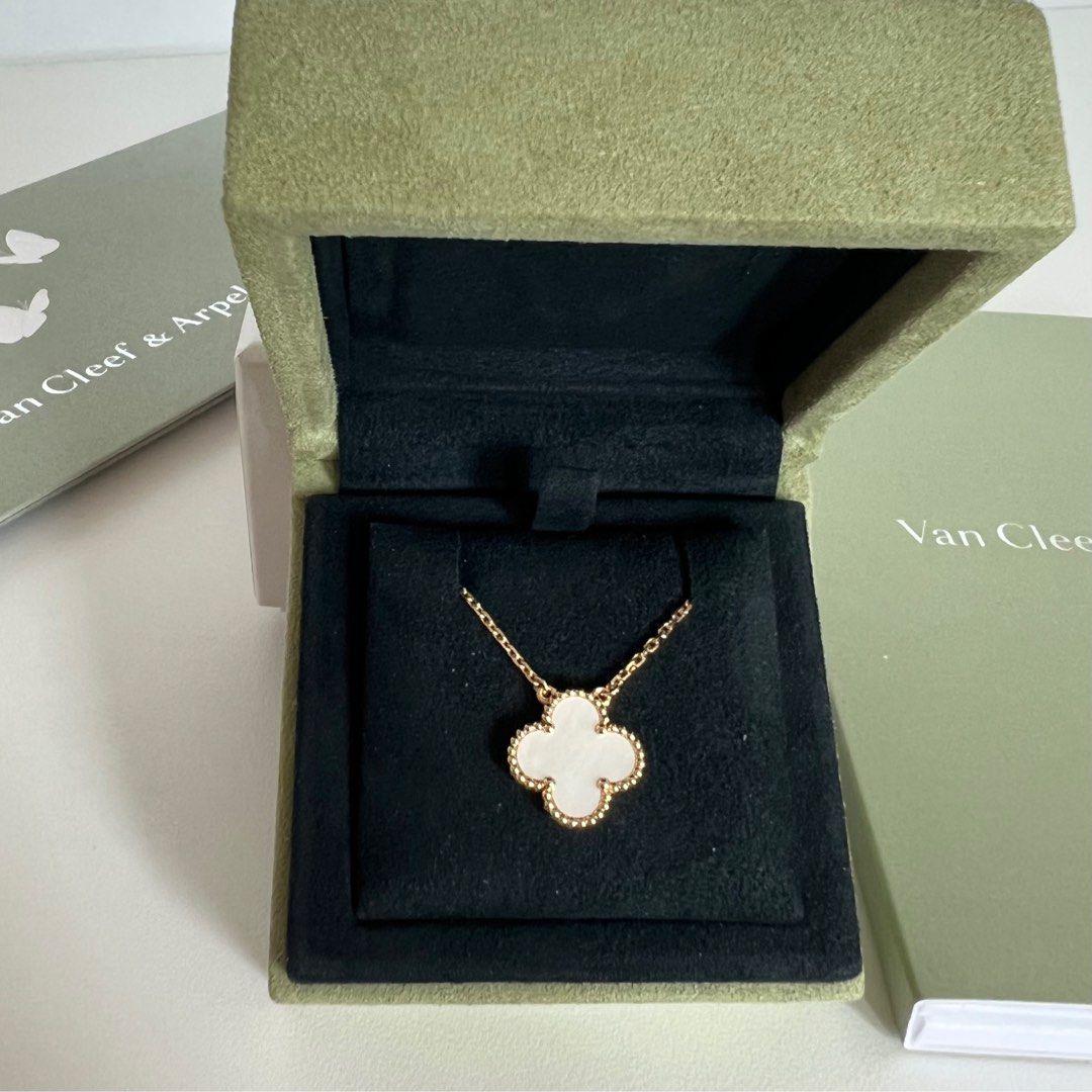 Van Cleef & Arpels VCA Inspired 18k Mother of Pearl Necklace, Women's  Fashion, Jewelry & Organizers, Necklaces on Carousell