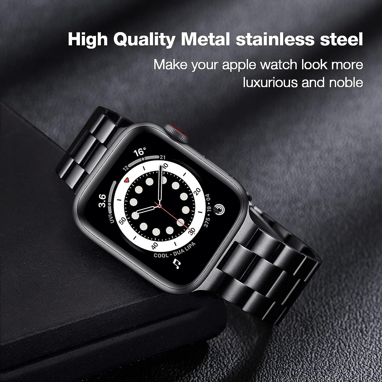 WFEAGL Compatible Apple Watch Band Stainless Steel Watch Band