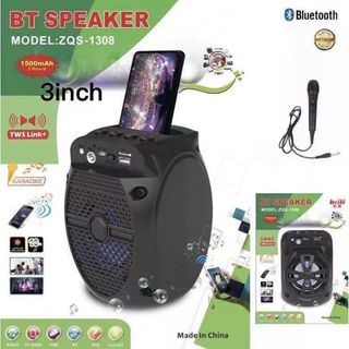Wireless Bluetooth Speaker with mic portable karaoke