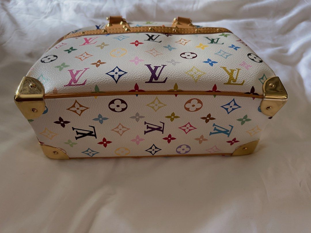 Louis Vuitton 2005 Pre-owned Monogram Multicolour Trouville Handbag - White