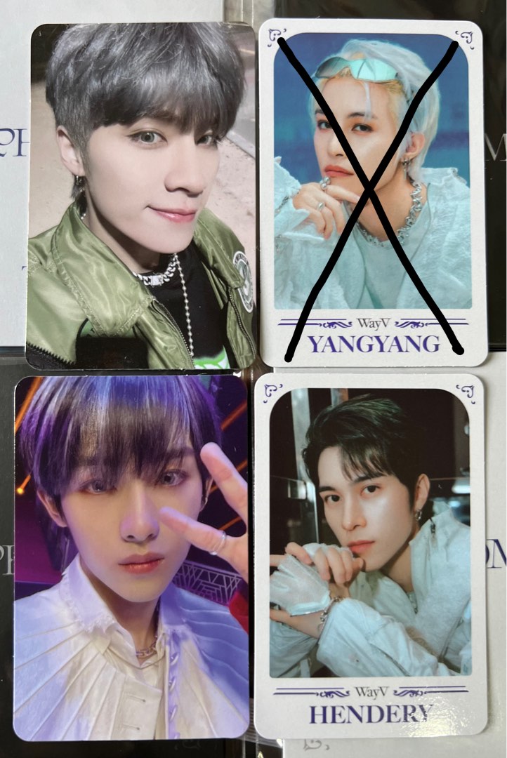 WTT/WTS] wayv phantom trading cards pc A and B ver xiaojun winwin