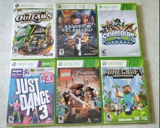 Xbox 360 Kinect, Xbox 360, Xbox 360 Platinum Hits and Xbox Games