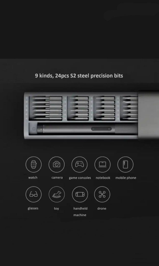 Xiaomi Mijia Electric Precision Screwdriver Kit 24pcs with Type-C Port