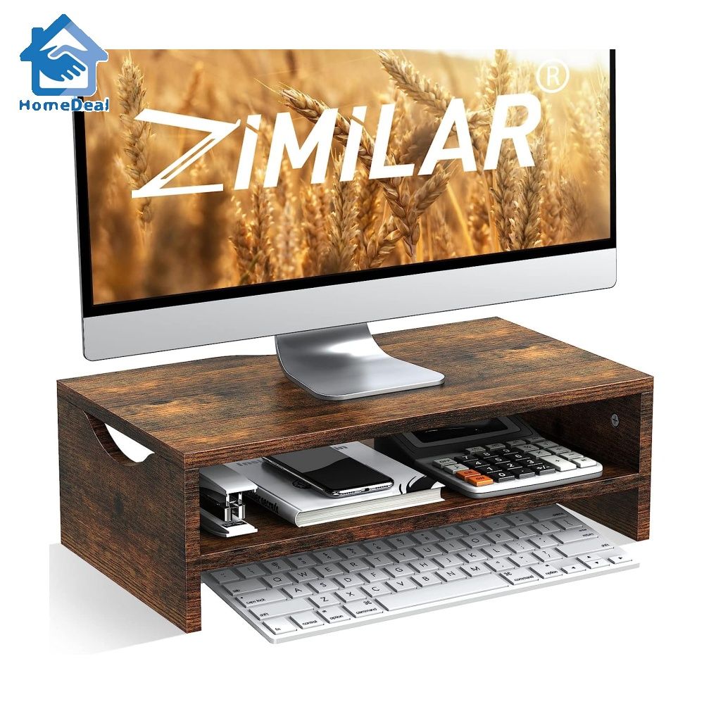 Zimilar Monitor Stand Riser, 2 Tiers Laptop Computer Monitor Riser for