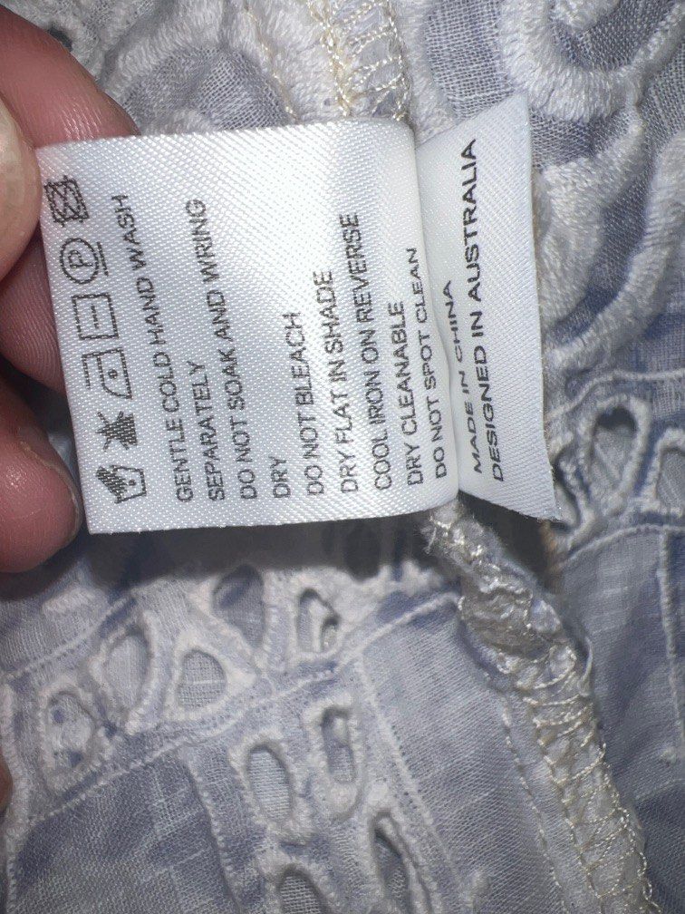 Zimmermann Confetti Scallop Embroidered Day Dress Midi on Carousell