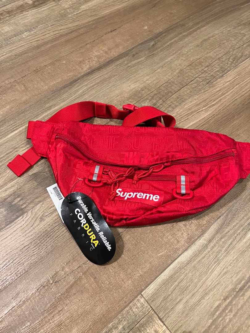 100% NEW - Supreme Waist Bag SS19, 名牌, 手袋及銀包- Carousell