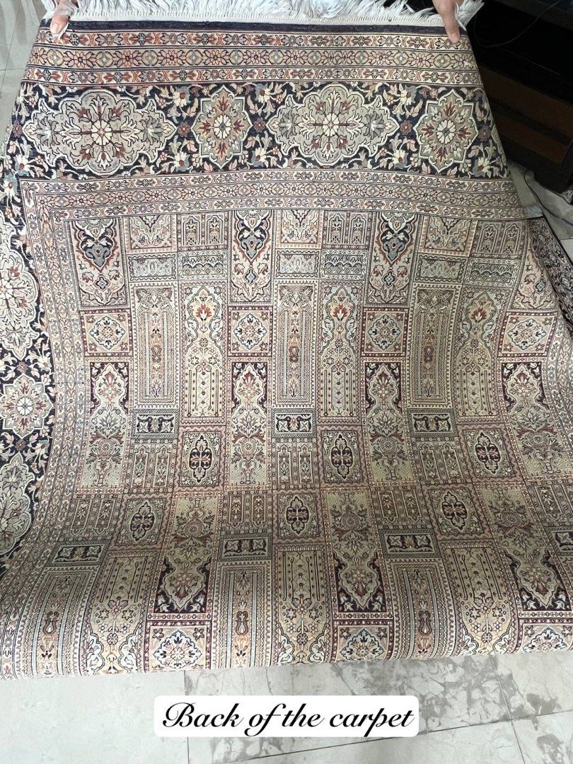 Handmade Persian Carpet 275cm (L) x 185cm (W), Furniture & Home Living
