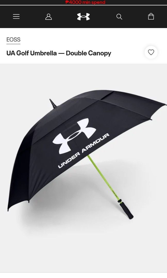 Under store armour umbrella