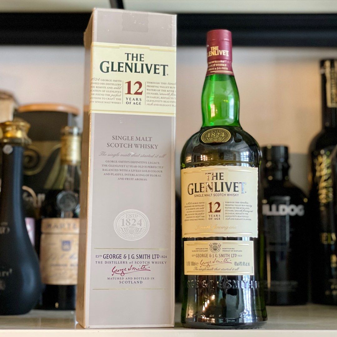 THE GLENLIVET 12 YEARS OF AGE 1000ml