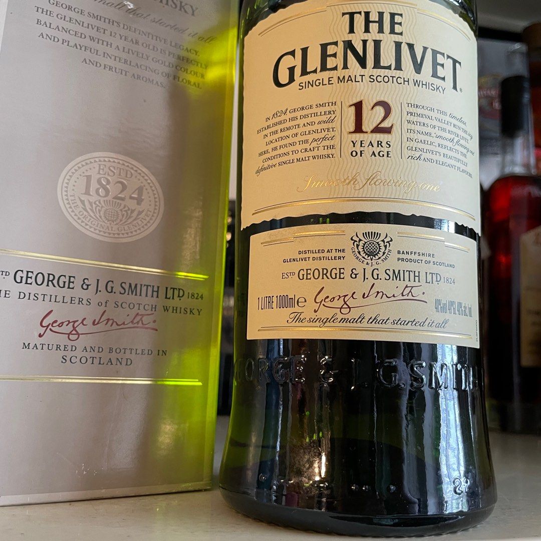 THE Glenlivet Aged 12 years 1000ml - ウイスキー