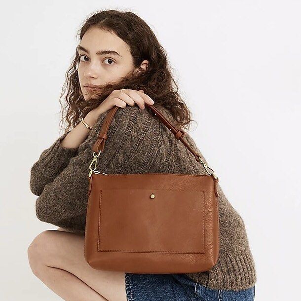(40) Madewell Transport Shoulder Crossbody, English Saddle on Carousell