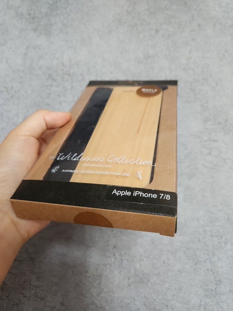 原價$300) iPhone 7/8 WOODEN case 木製手機殼, 手提電話, 電話及其他