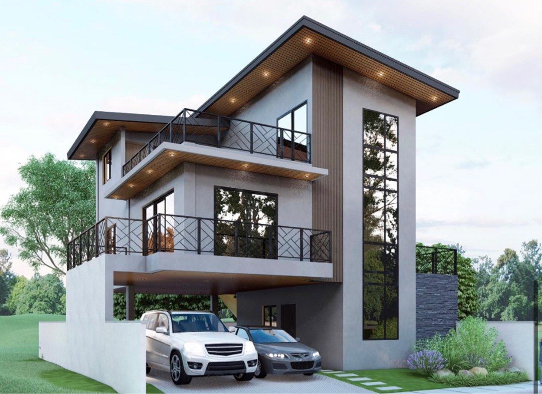 3 storey With Overlooking Roof Deck View At Sun Valley Antipolo Rizal 