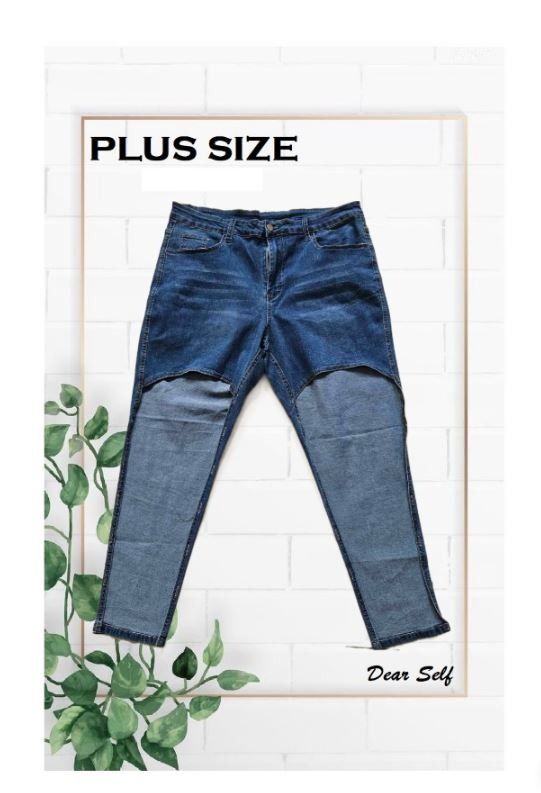 Plus Size Denim Pants