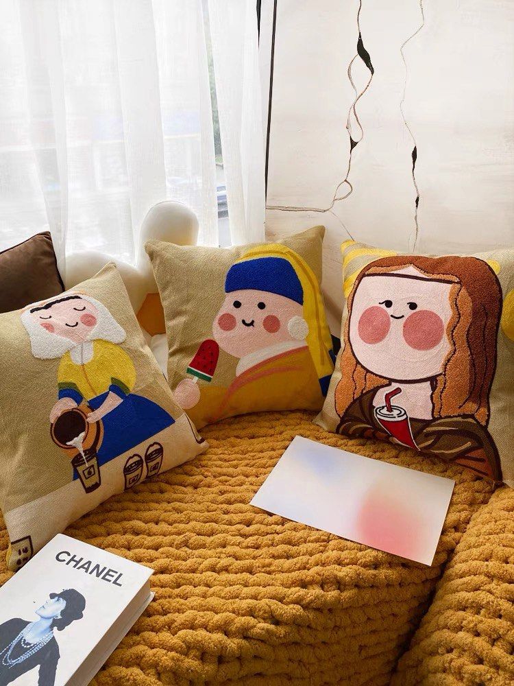 Cute online bolster pillow