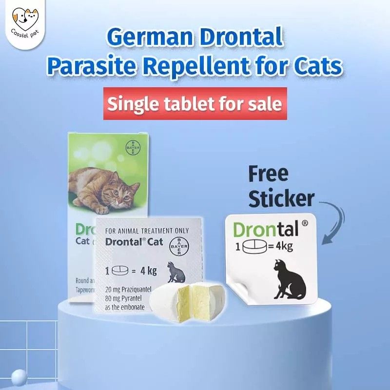 4 Drontal Cat Dewormer (Exp 11/2026) (Category: Health & Grooming) located in Taguig. Submitted by necysparksjoy (Listing ID 1248751942, Image 1). Description: RFS: bought the wrong item..