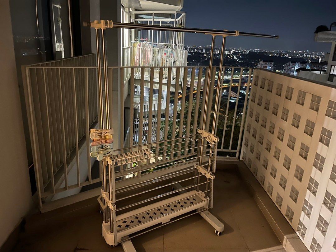 Korean clothes drying rack best sale