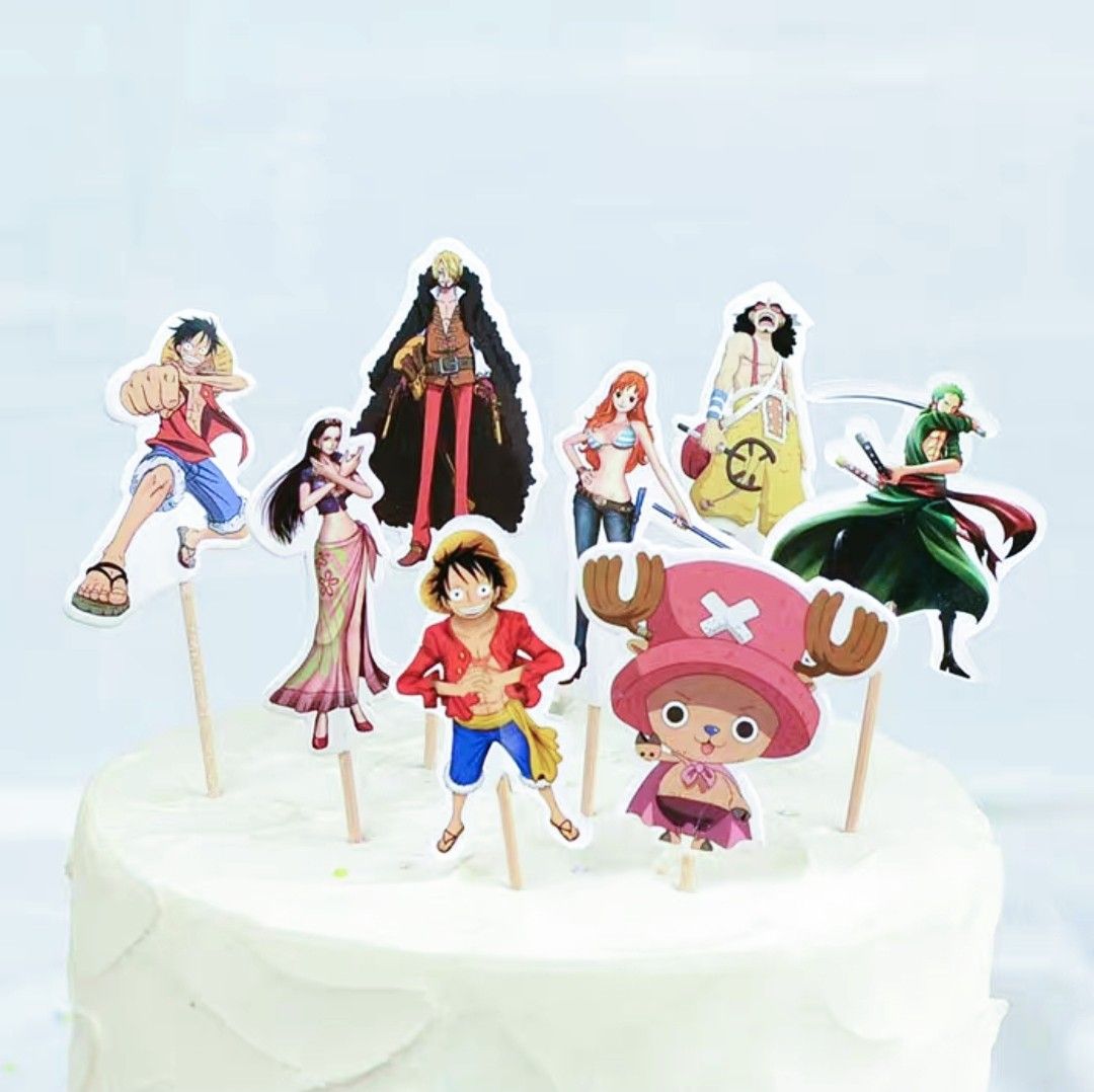 Anime Cartoon Various Characters Happy Birthday Edible Cake Topper Ima – A  Birthday Place