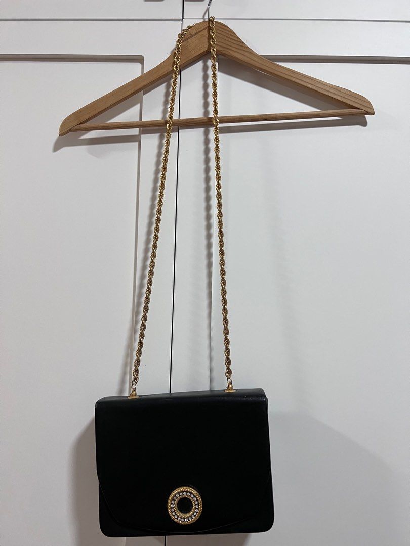 Versace gold chain bag discount