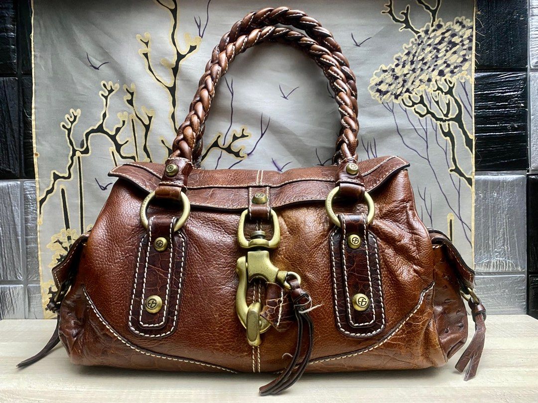 FRANCESCO BIASIA LEATHER SHOULDER BAG | Leather shoulder bag, Leather,  Shoulder bag