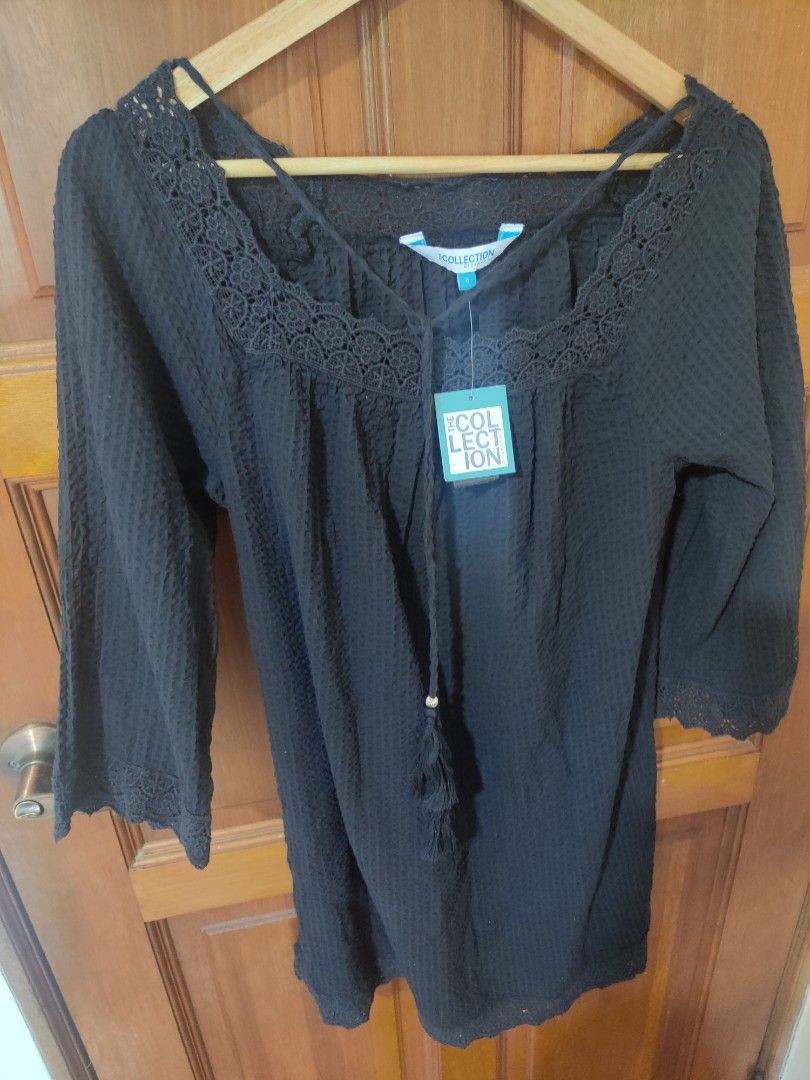 Debenhams black tunic kaftan dress Women s Fashion Dresses Sets Dresses on Carousell
