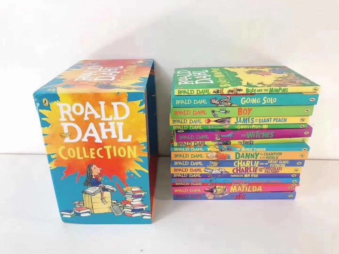包郵Roald Dahl 20册集合, 興趣及遊戲, 書本& 文具, 小朋友書- Carousell
