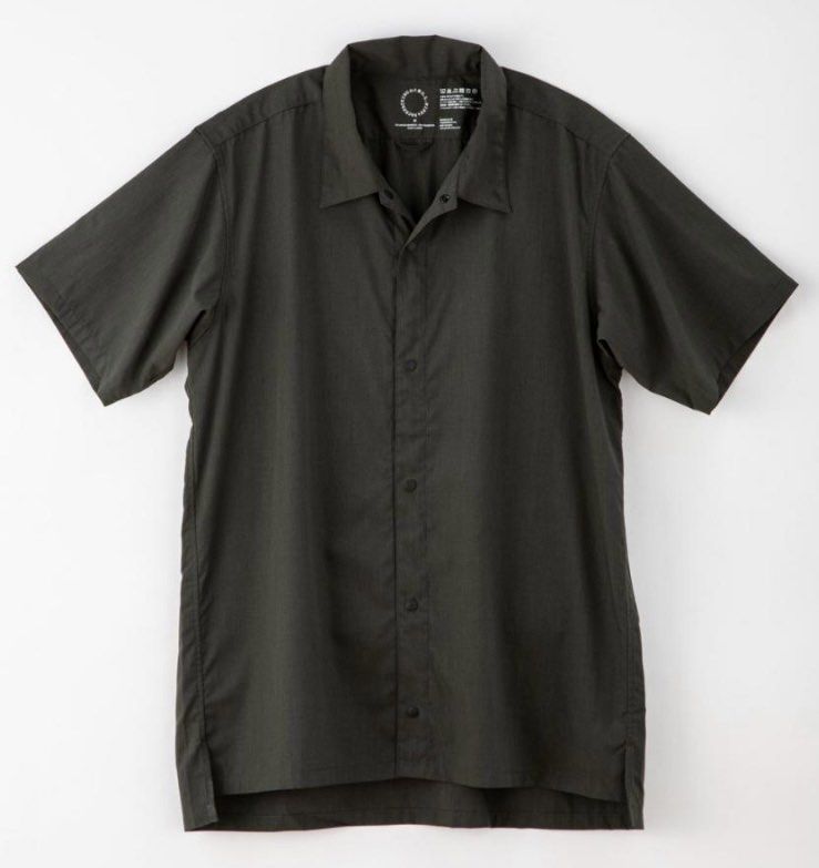 山と道2022Yamatomichi Bamboo shirt L /Dark Olive, 男裝, 上身及套裝