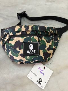 BAPE Backpack A Bathing Ape 2021 SS SUPREME Bag Pouch Yellow Camo