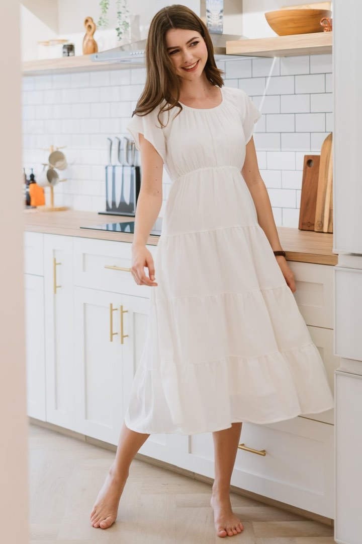 White maxi dress size 18 shop