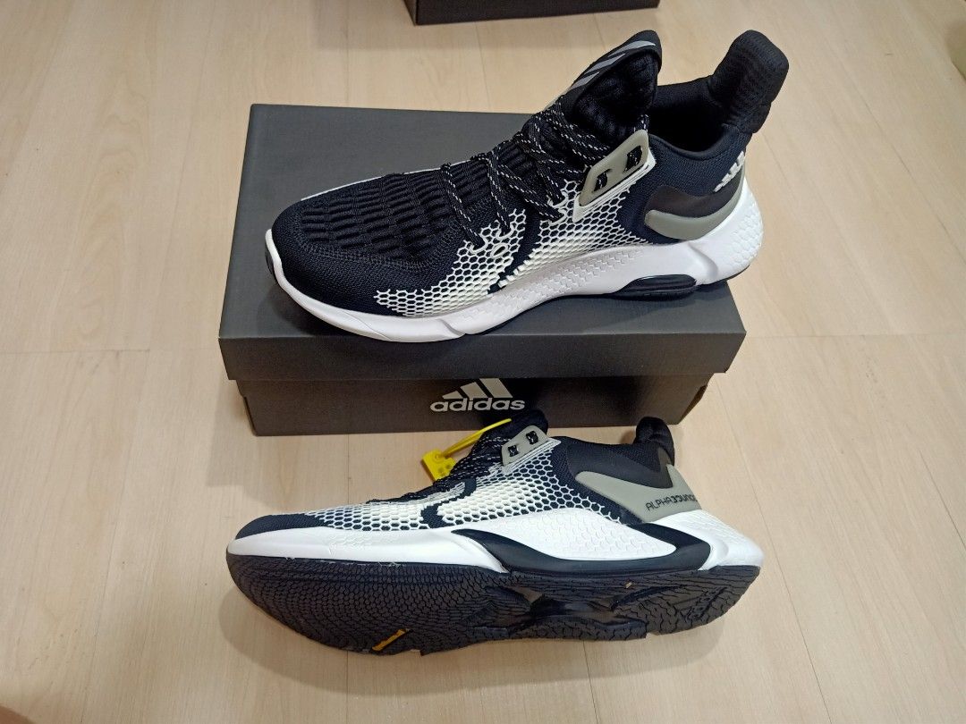 alphabounce adidas black