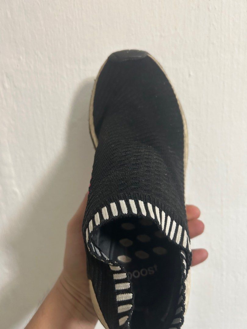 Adidas NMD CS2 PK Core black shock pink Men s Fashion Footwear Sneakers on Carousell