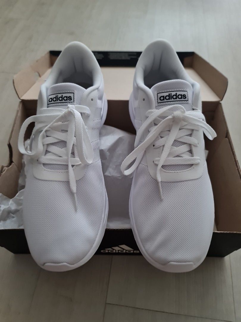 White adidas tennis shoe top