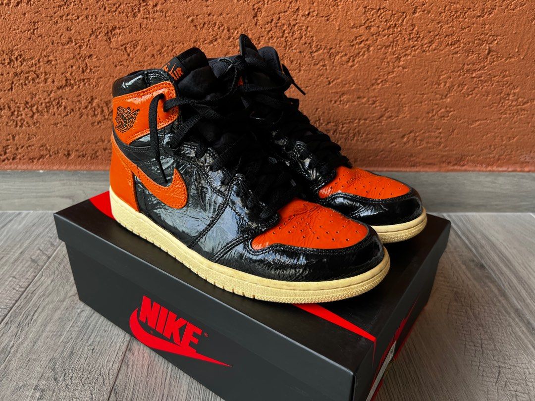 Air jordan 1 high og shattered sale backboard 3.
