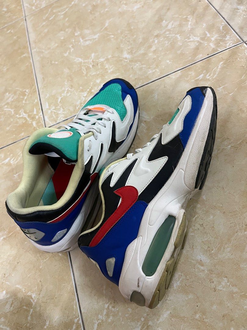 Air max2 light dark obsidian sail racer blue outlet