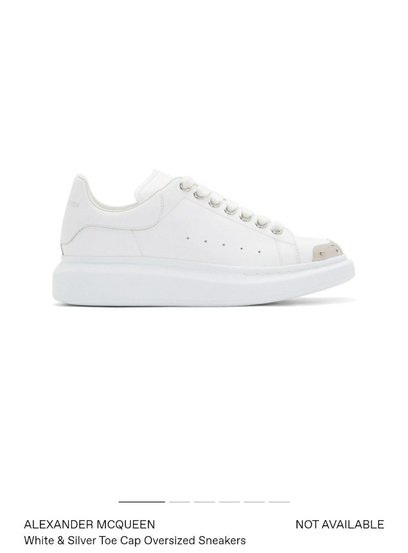 Alexander mcqueen toe hot sale cap oversized sneakers
