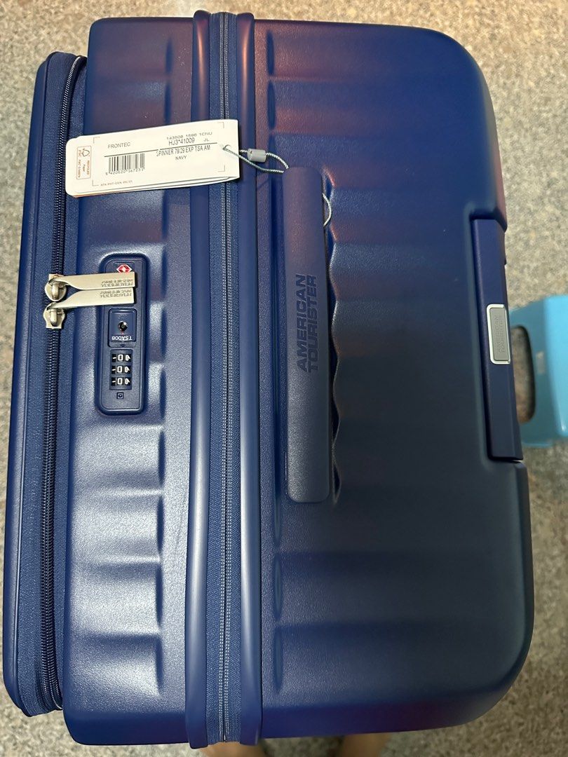 Extra Largest Brand new American tourister frontec blue 29 inch or 79cm SPINNER  79/29 EXP TSA AM luggage suitcase, Hobbies & Toys, Travel, Luggage on  Carousell