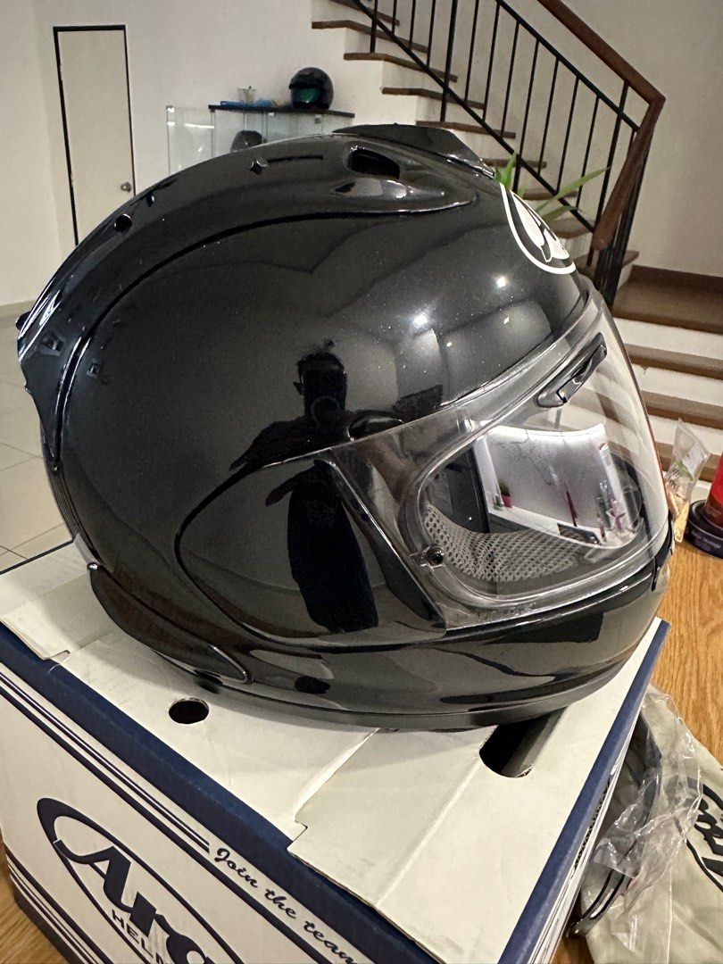 Arai RX7X Gloss Black Size S Motorbikes on Carousell