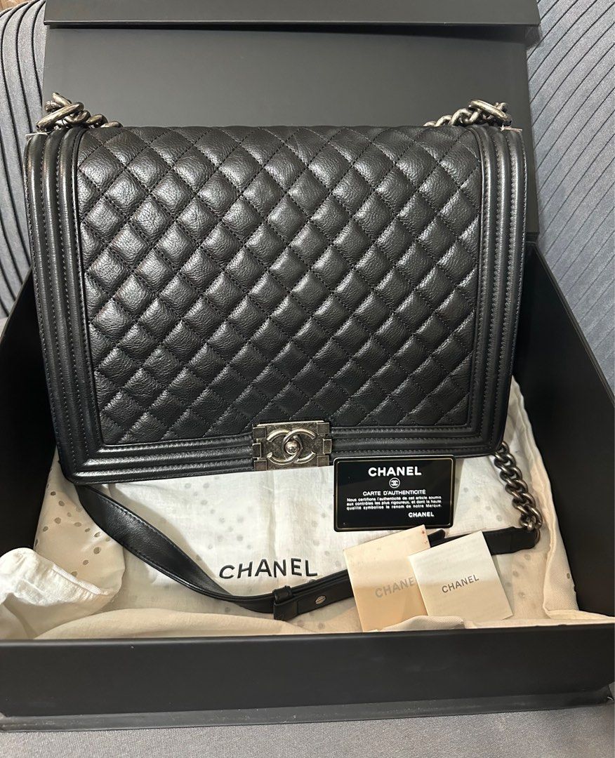 Chanel le boy jumbo clearance