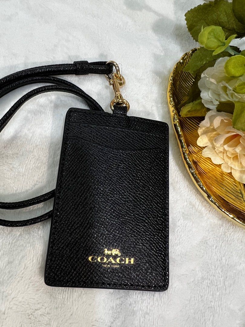 Coach wallet lanyard discount