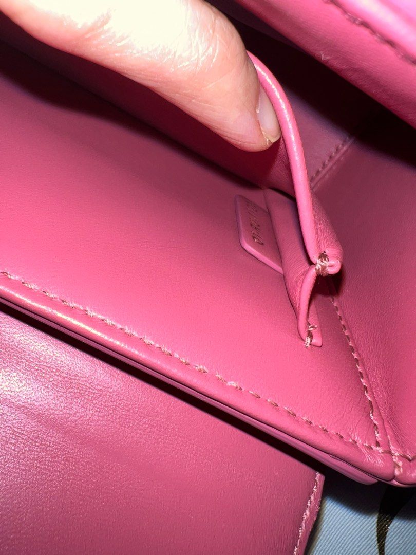 Dior - 30 Montaigne Box Bag - Pink Calfskin - GHW