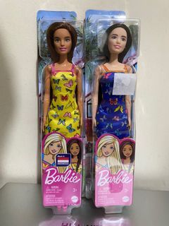 Barbie doll Yellow  and Blue Dress sold per piece 