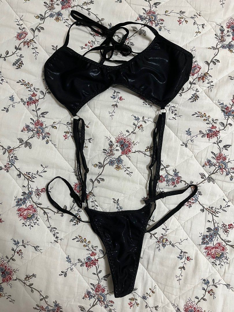 Bikini Blacksnail Bodysuit/Polewear, Women's Fashion, Swimwear, Bikinis & Swimsuits on Carousell