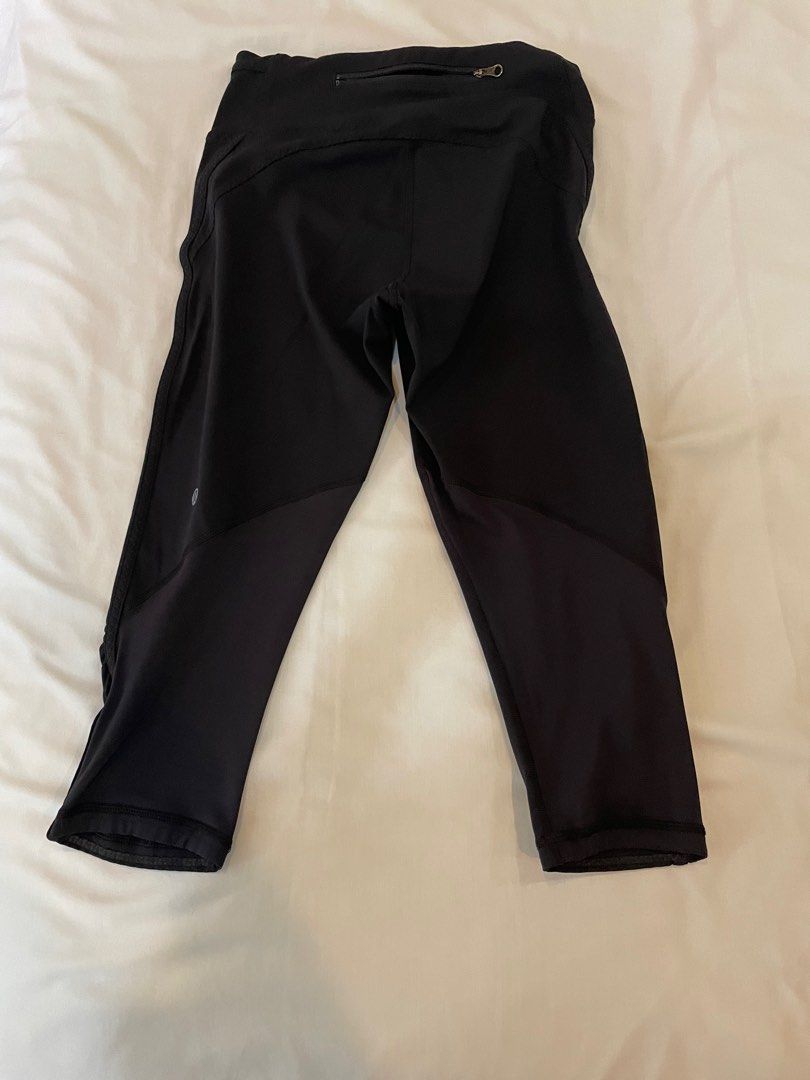 Black Lululemon leggings size 4, Women's Fashion, Activewear on Carousell