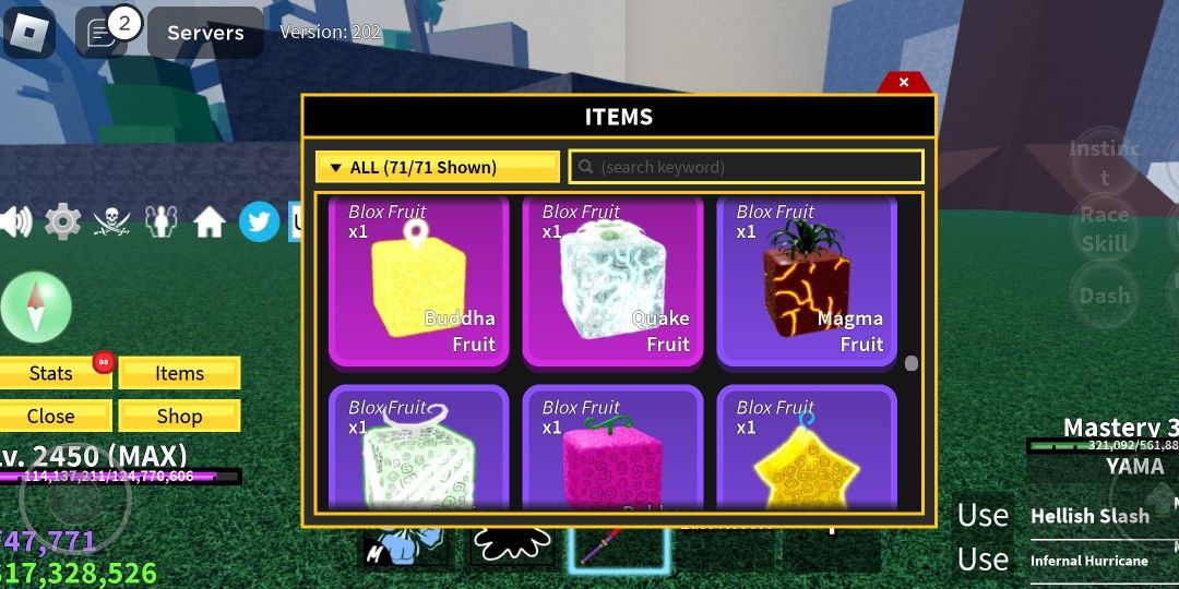 Blox Fruit DarkV2+HumanV3+17M Beli+47K Fragments+Sg+Good Fruit+Max Level  Unverified Roblox Account, Video Gaming, Video Games, Others on Carousell