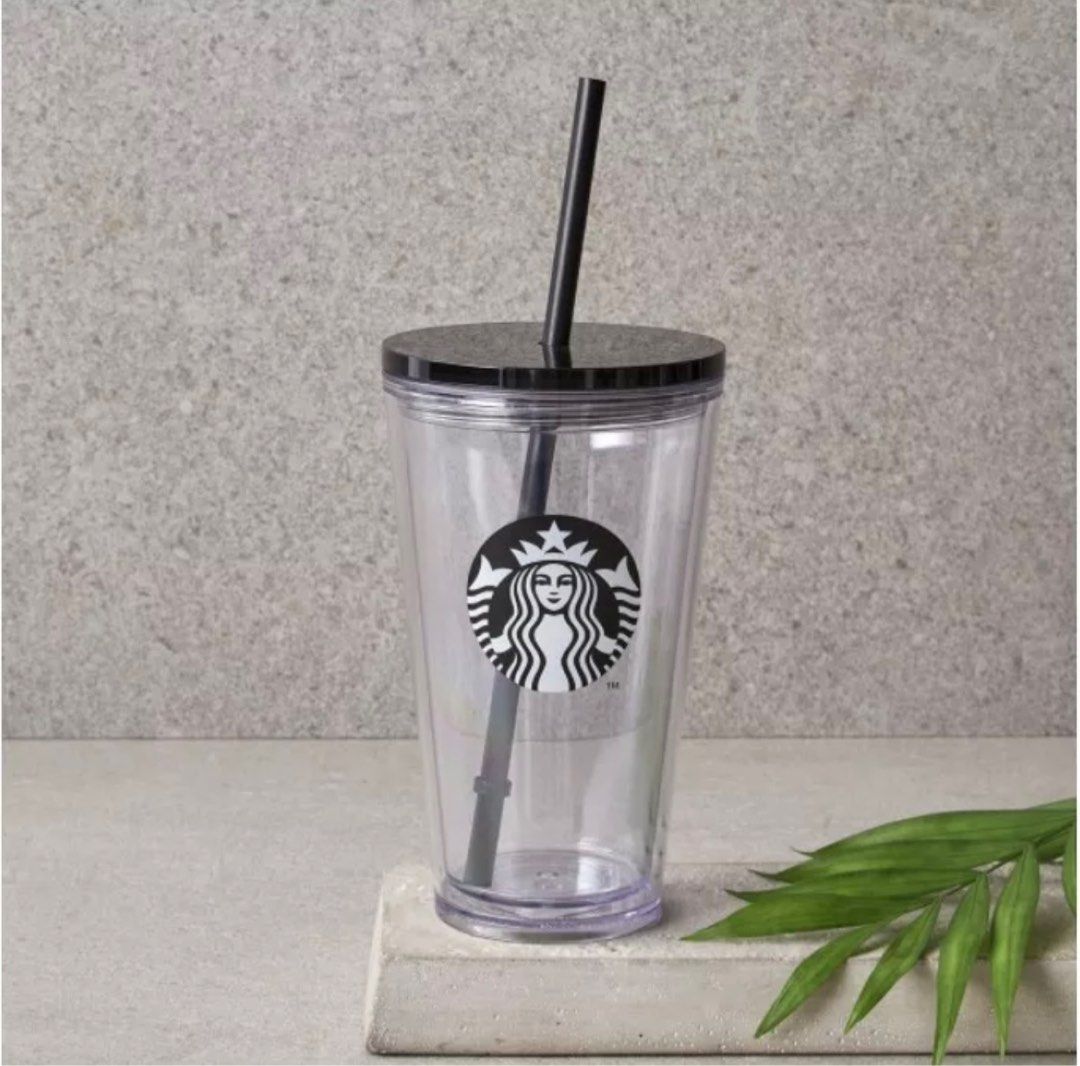 Starbucks tumbler China Black Classic Glass Straw siren straw cold gla