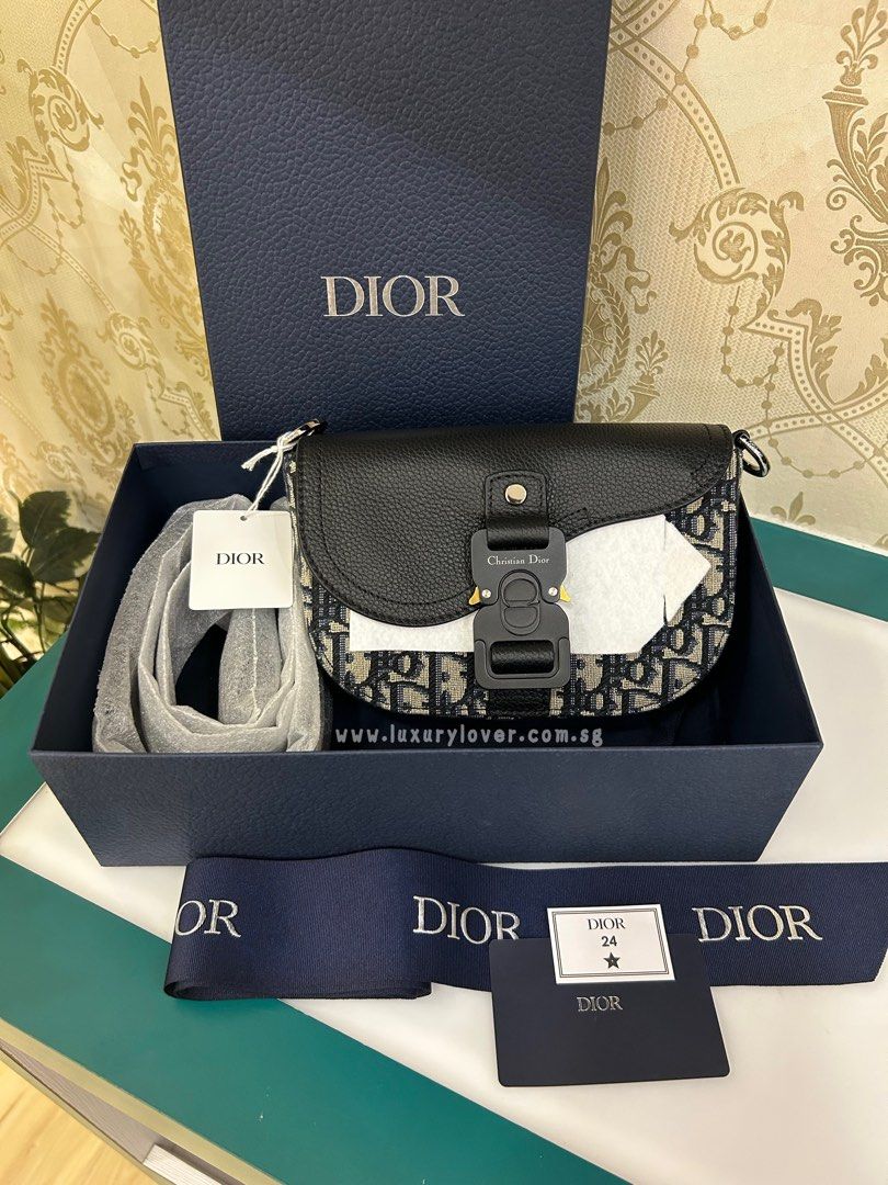 Dior 8 Mini Bag With Strap Black Dior Oblique Jacquard
