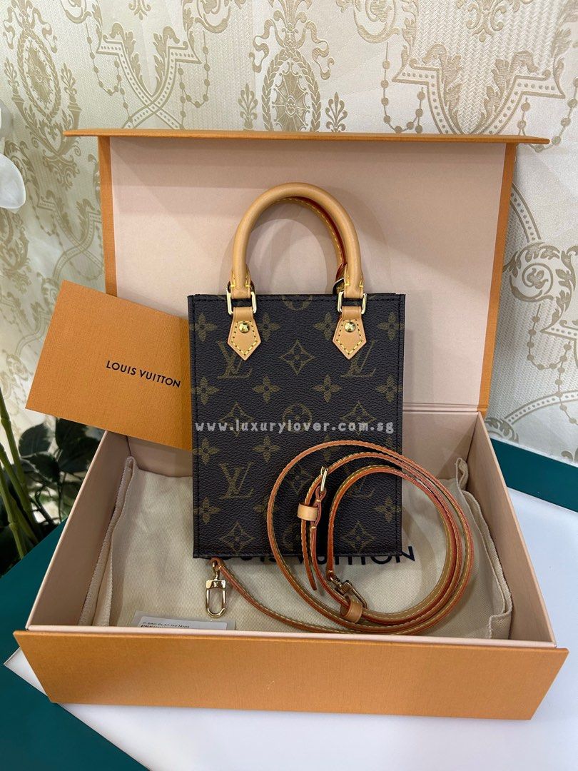 LV Mini Petite Sac Plat, Luxury, Bags & Wallets on Carousell